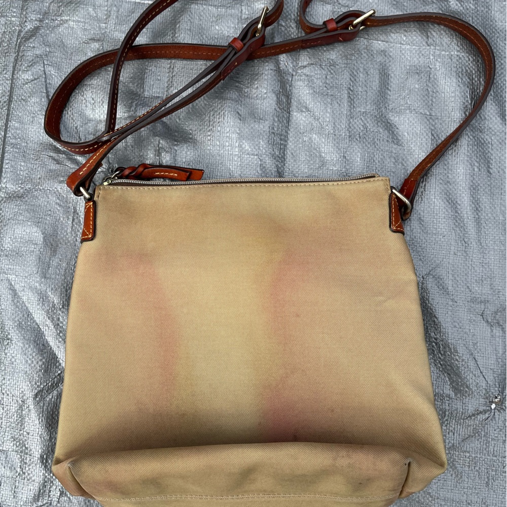 Dooney and Burke Tan Nylon Crossbody - Picture 5 of 5